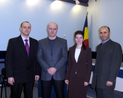 Semnarea contractului de finantare, Ministru Monica Iacob-Ridzi si Secretar de Stat Octavian Bellu, MTS 2009