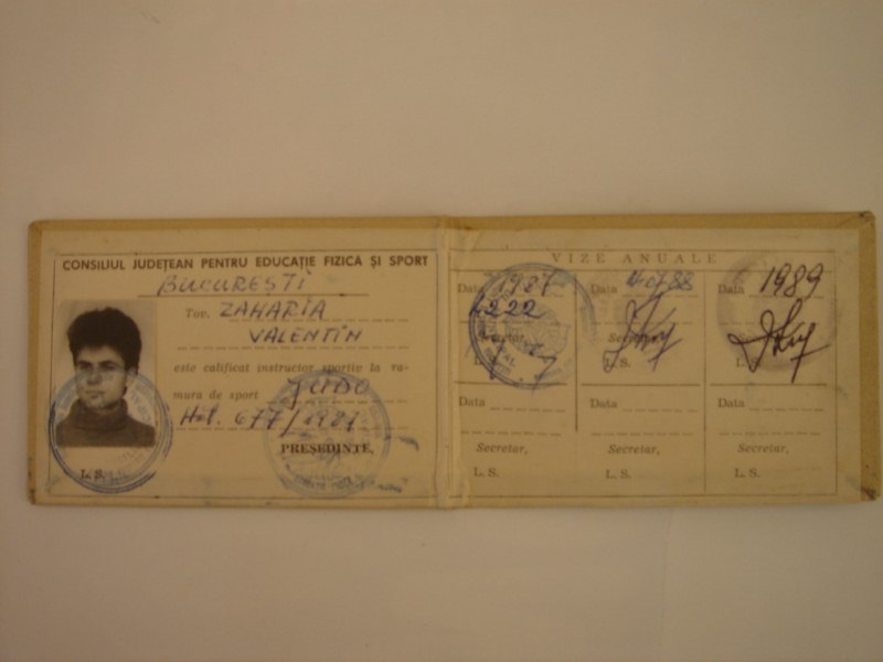 Amatto Zaharia deschide DOJO-uri in Bucuresti, 1986-1987