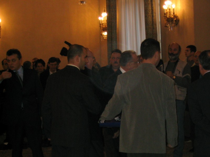Ceremonie felicitare Presedintia Romaniei 2004